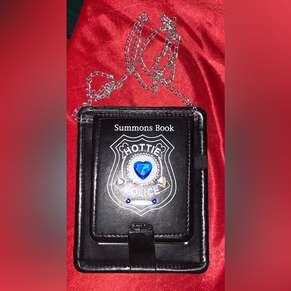 🎃 Halloween “Hottie Police” Accessories Summons Book/Stockings/Gloves/Handbag - Picture 3 of 8